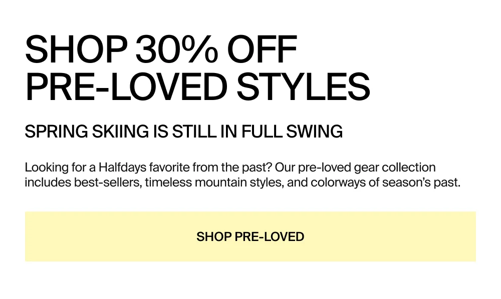 Shop Pre-Loved Styles