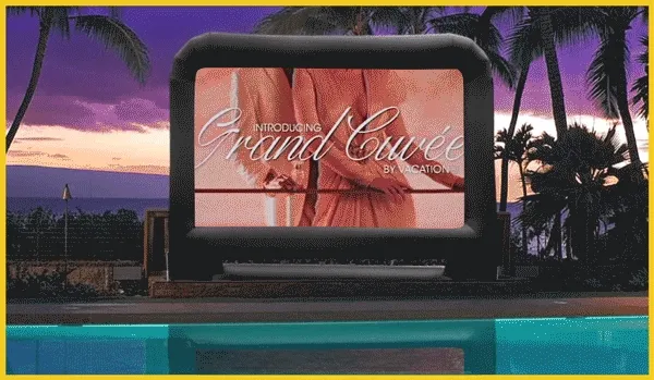 VACATION® APPROVED – The backyard cinema screen