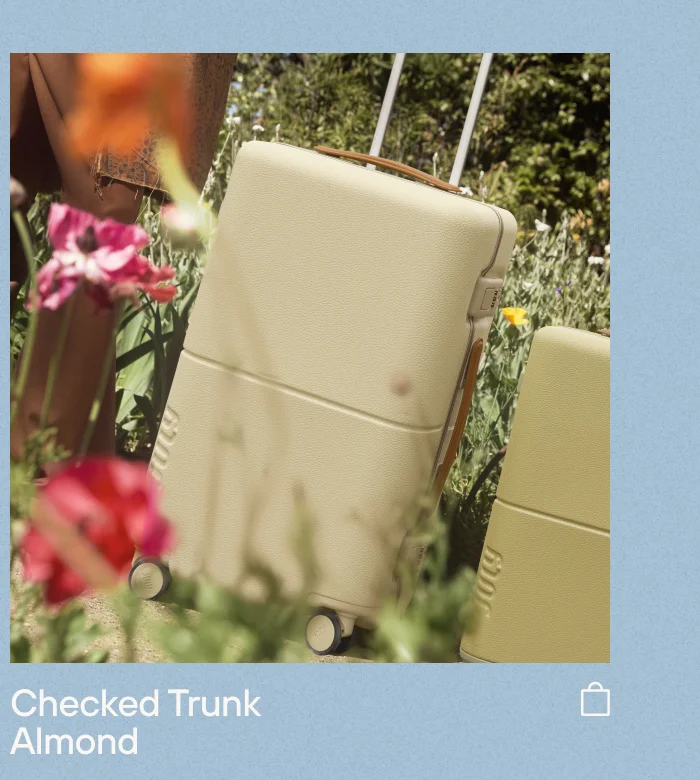Checked Trunk Almond