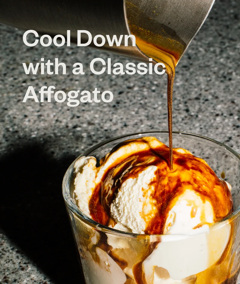 Cool down with a classic Affogato Cool down with a classic Affogato