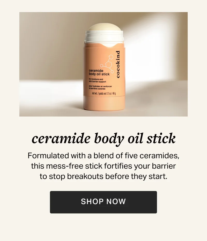 ceramide body oil stick