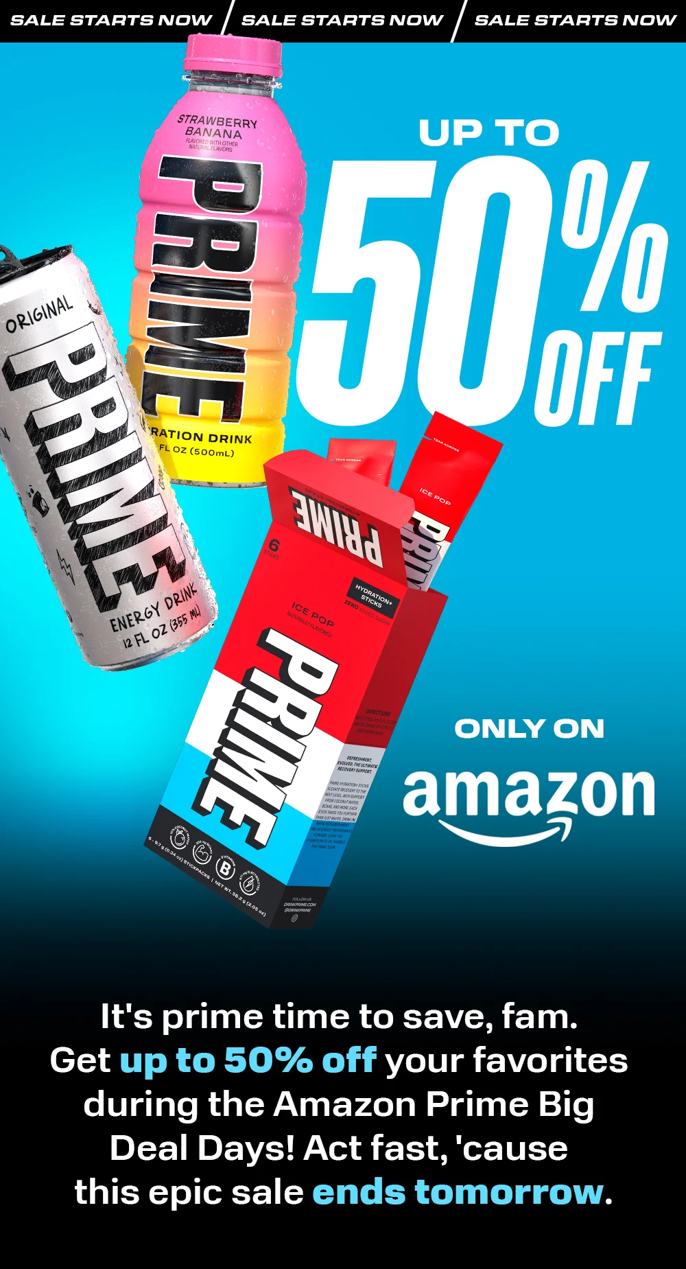 PRIME Hydration - Amazon Prime Big Deal Days