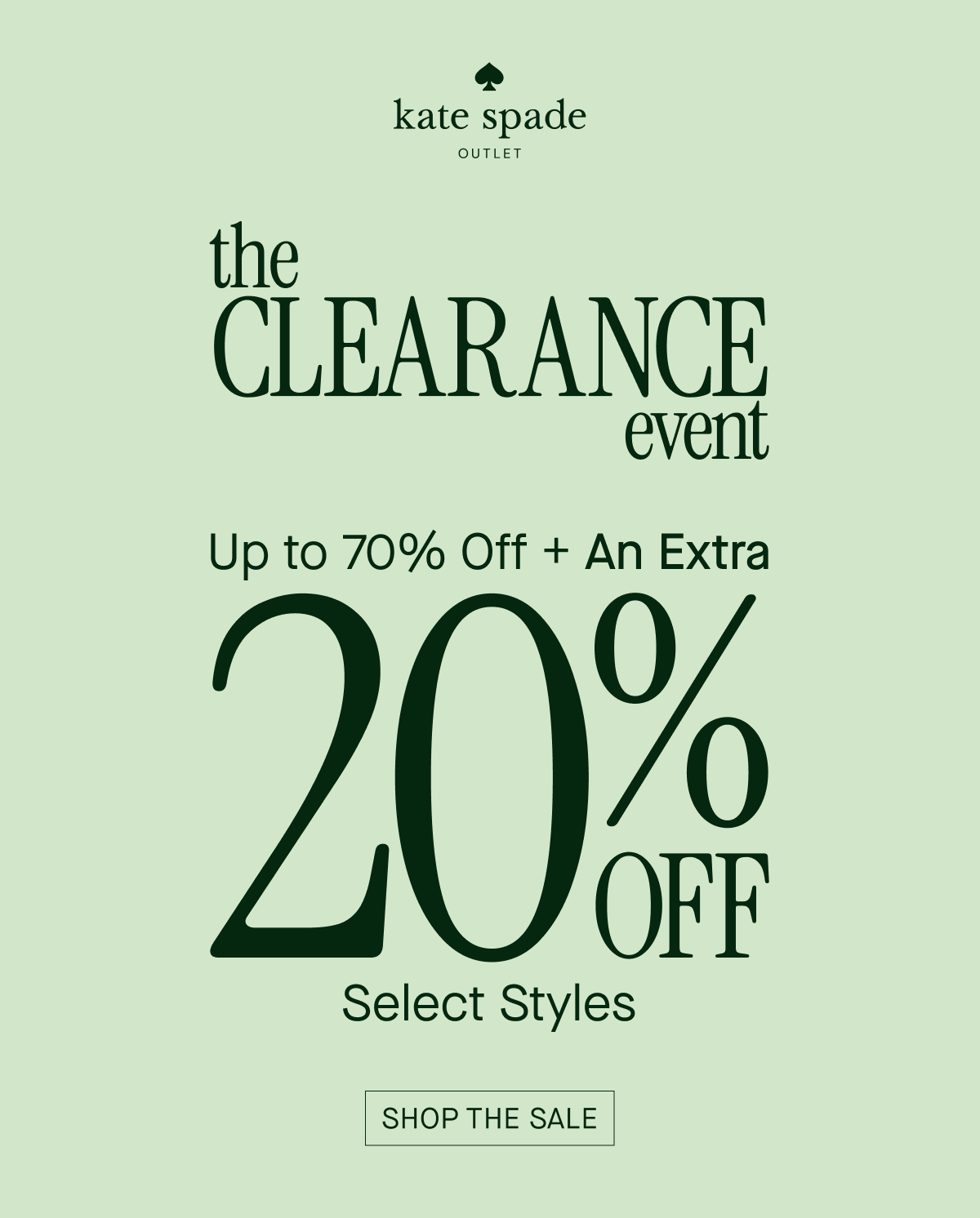 THE CLEARANCE EVENT