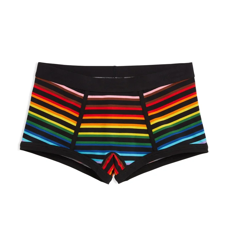 Image of Boy Shorts - Progress Pride Stripes