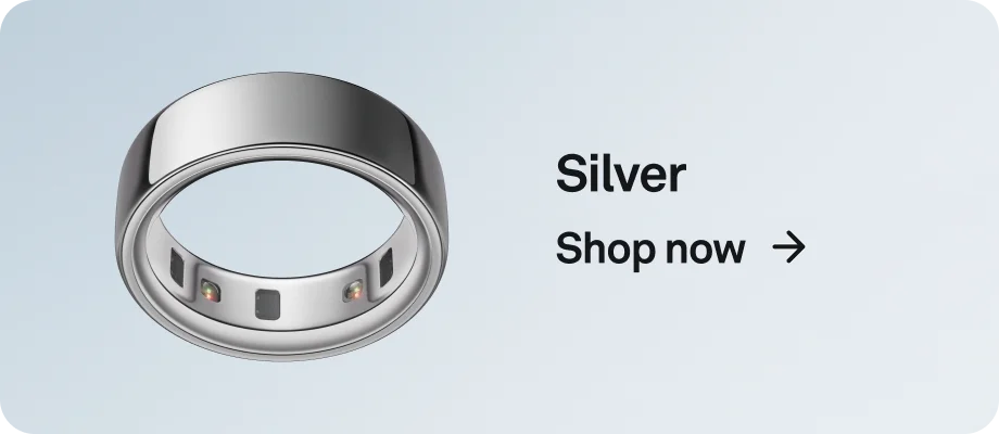 Oura Ring 4 Titanium Silver