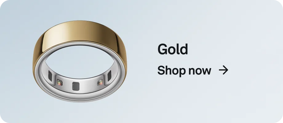 Oura Ring 4 Titanium Gold