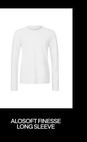 Alosoft Finesse Long Sleeve - White