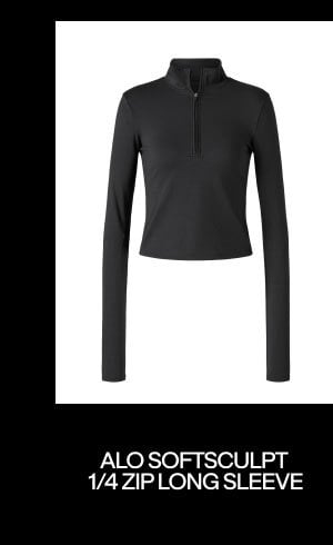 ALO Softsculpt 1.4 Zip - Black