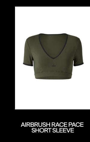 Race Pace Short Sleeve - Green Olive
