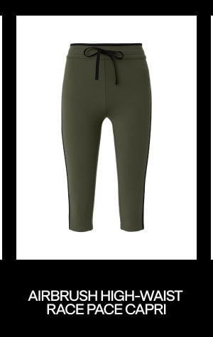 Race Pace Capri - Green Olive