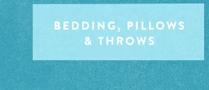 bedding, pillows & throws