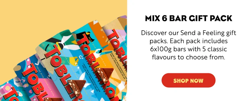 MIX 6 BAR GIFT PACK  Discover our Send a Feeling gift packs. Each pack includes 6x100g bars with 5 classic flavours to choose from. Shop now.