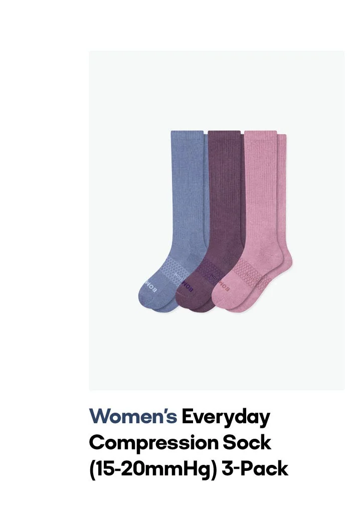 Women's Everyday Compression Sock (15-20mmHg) 3-Pack
