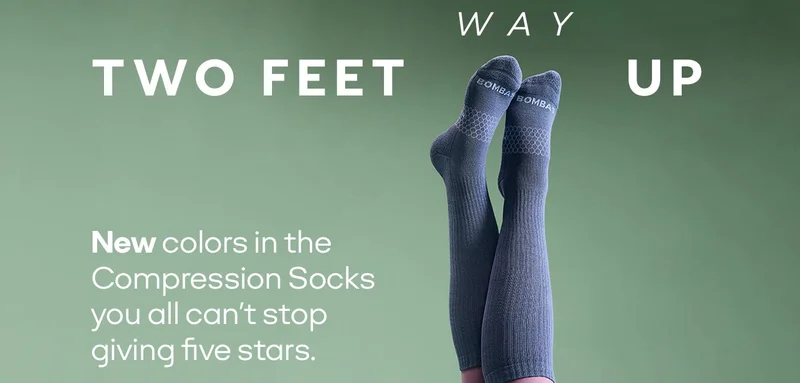 TWO FEET WAY UP | New colors in the Compression Socks you all can't stop giving five stars.