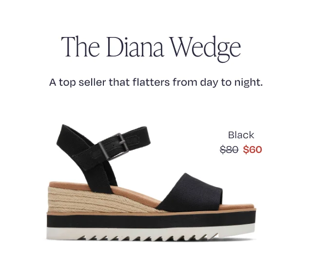 Diana Wedge Sandal - Image