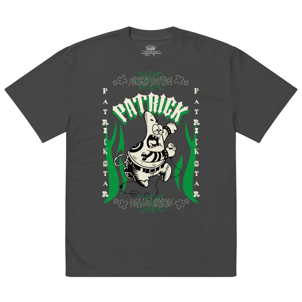 SpongeBob SquarePants Patrick Punk Rock Faded T-Shirt