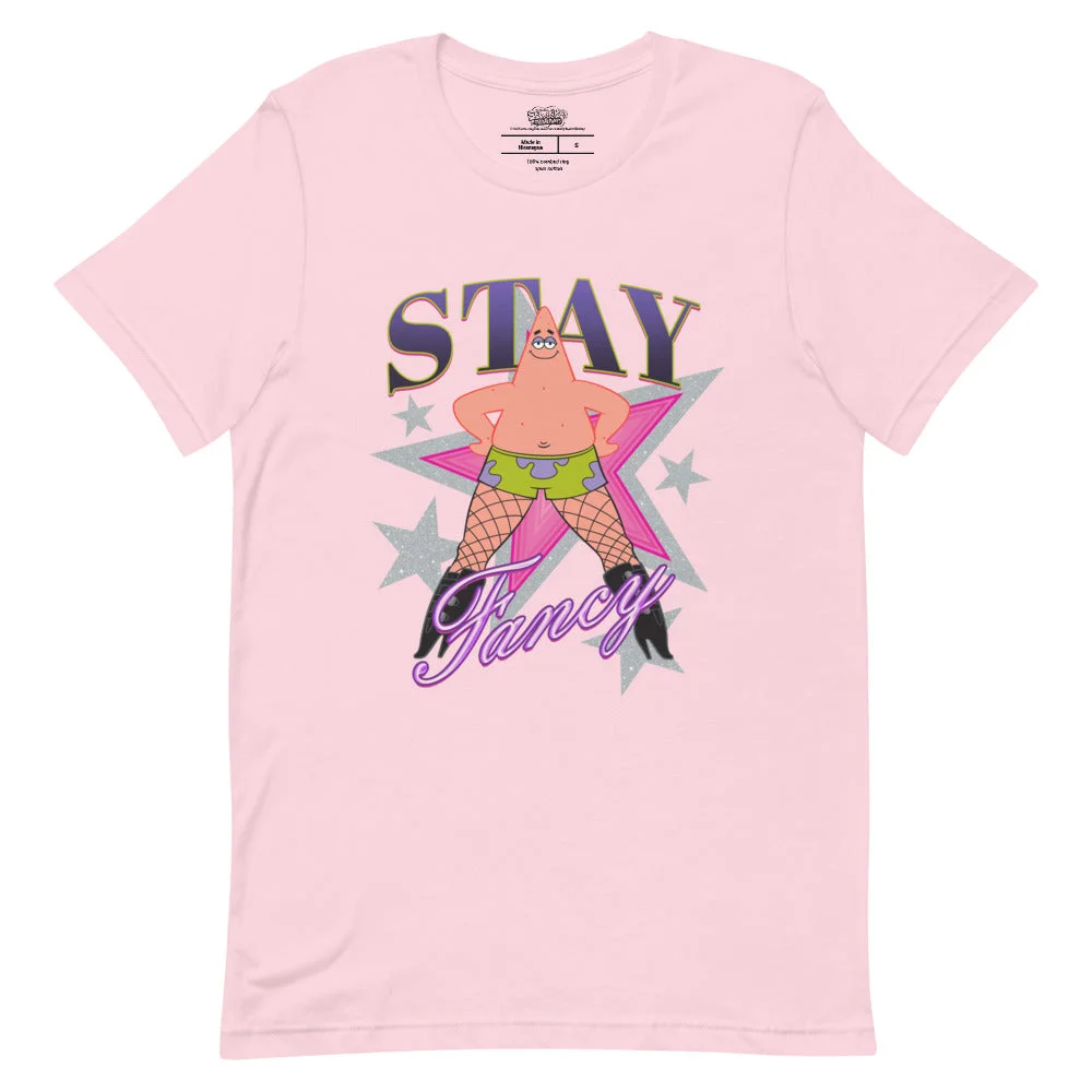 SpongeBob SquarePants Patrick Fishnets Stay Fancy T-Shirt