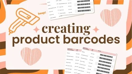 Merchandising Your Artwork: Create Barcodes for Your Products