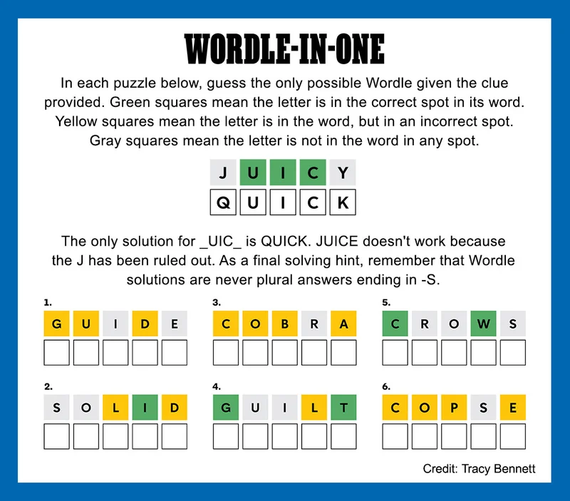 WORDLE-IN-ONE
