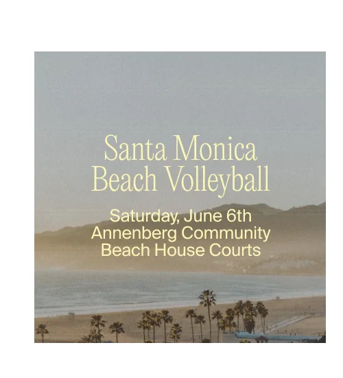RSVP to Santa Monica Beach Volleyball