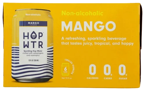 Image of HOP WTR Mango Sparkling Water (6 Pack)