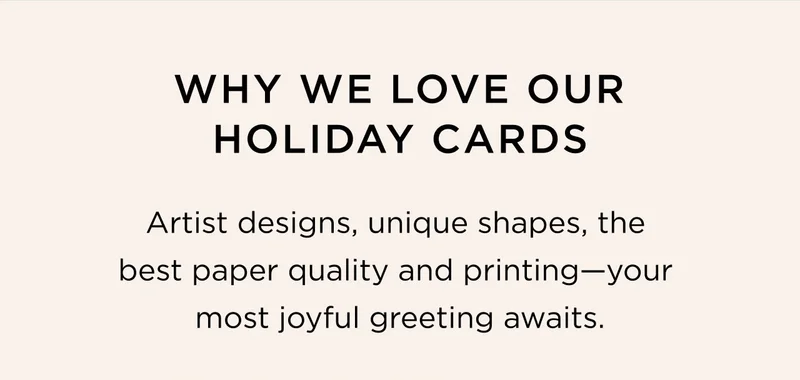 Why We Love Our Holiday Cards