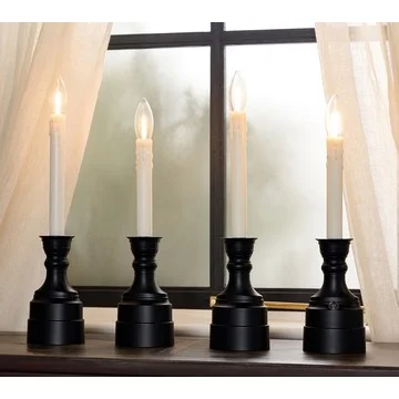 Bethlehem Lights (4) Premium Cordless Window Candles