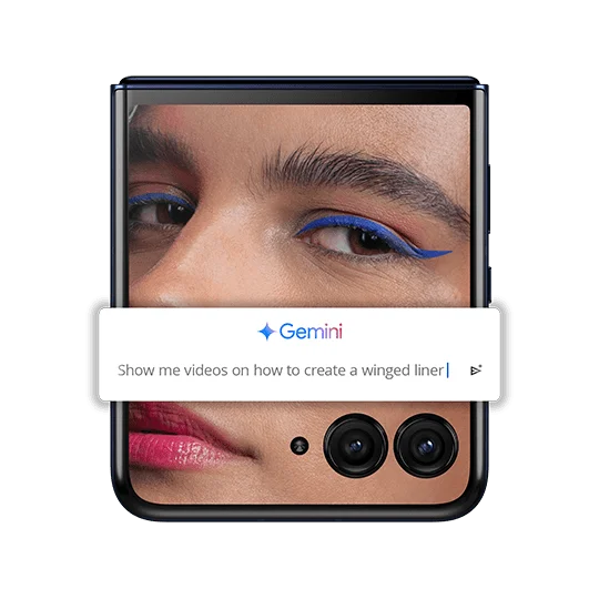 motorola razr+ 2024 with Gemini