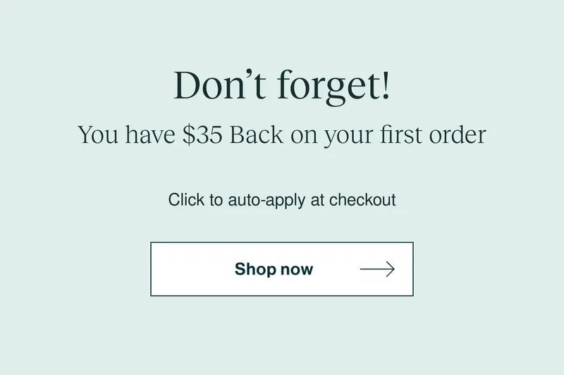 Enjoy $20 off your first order of $145 or more*