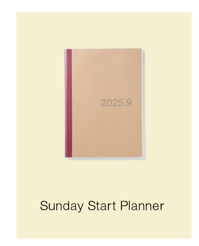 Shop Sunday Start Planners