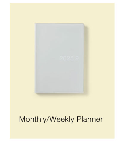 Shop Monthly/Weekly Planner