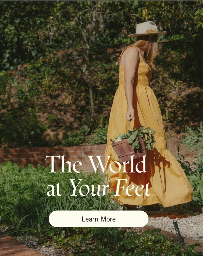 The World at Your Feet. Learn More.