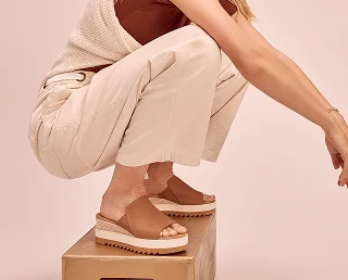 Diana Mule Wedge Sandal - Image