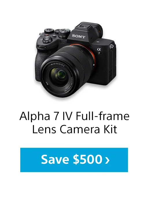 Alpha 7 IV Full-frame Lens Camera Kit | Save $500