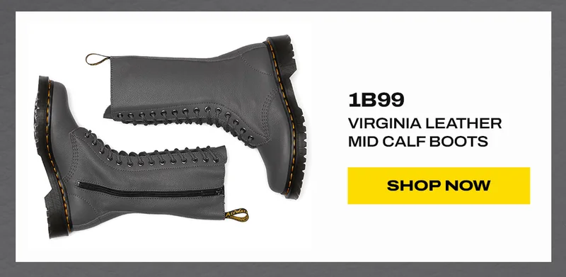 1B99 Virginia Leather Mid Calf Boots
