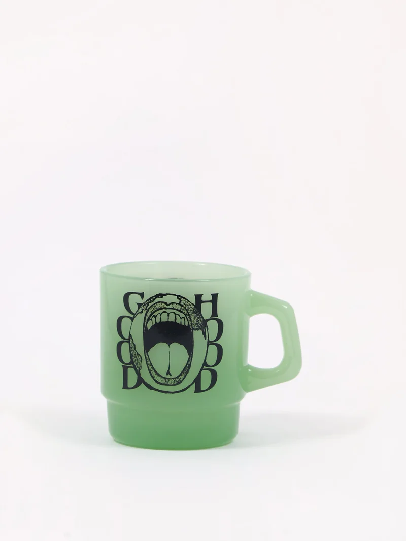 Image of Goodhood Lifestore World Glass Milk Mug - Green