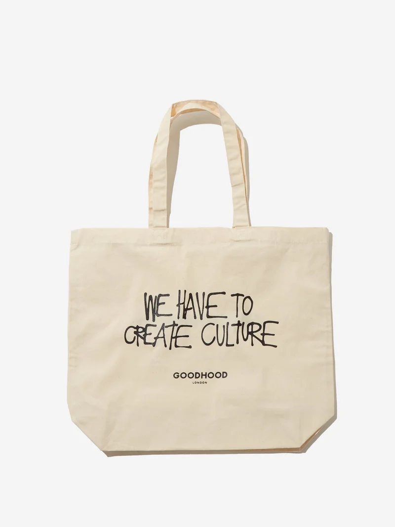 Image of Goods by Goodhood We Have To Create Culture Tote Bag - Natural