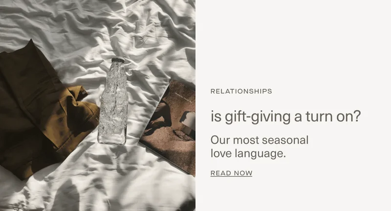 Is gift-giving a turn on?