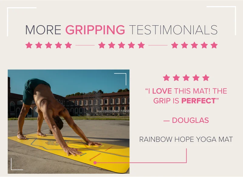 Rainbow Hope Yoga Mat