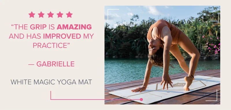 White Magic Yoga Mat