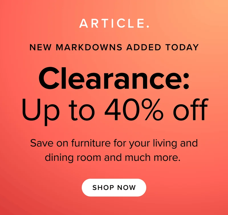 New markdowns added today: shop before they're gone!