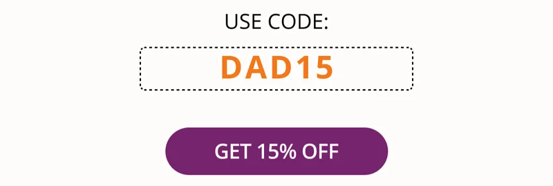 Use Code Dad15