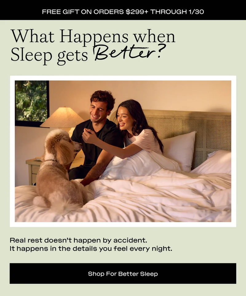 What happens when sleep gets better? Shop For Better Sleep