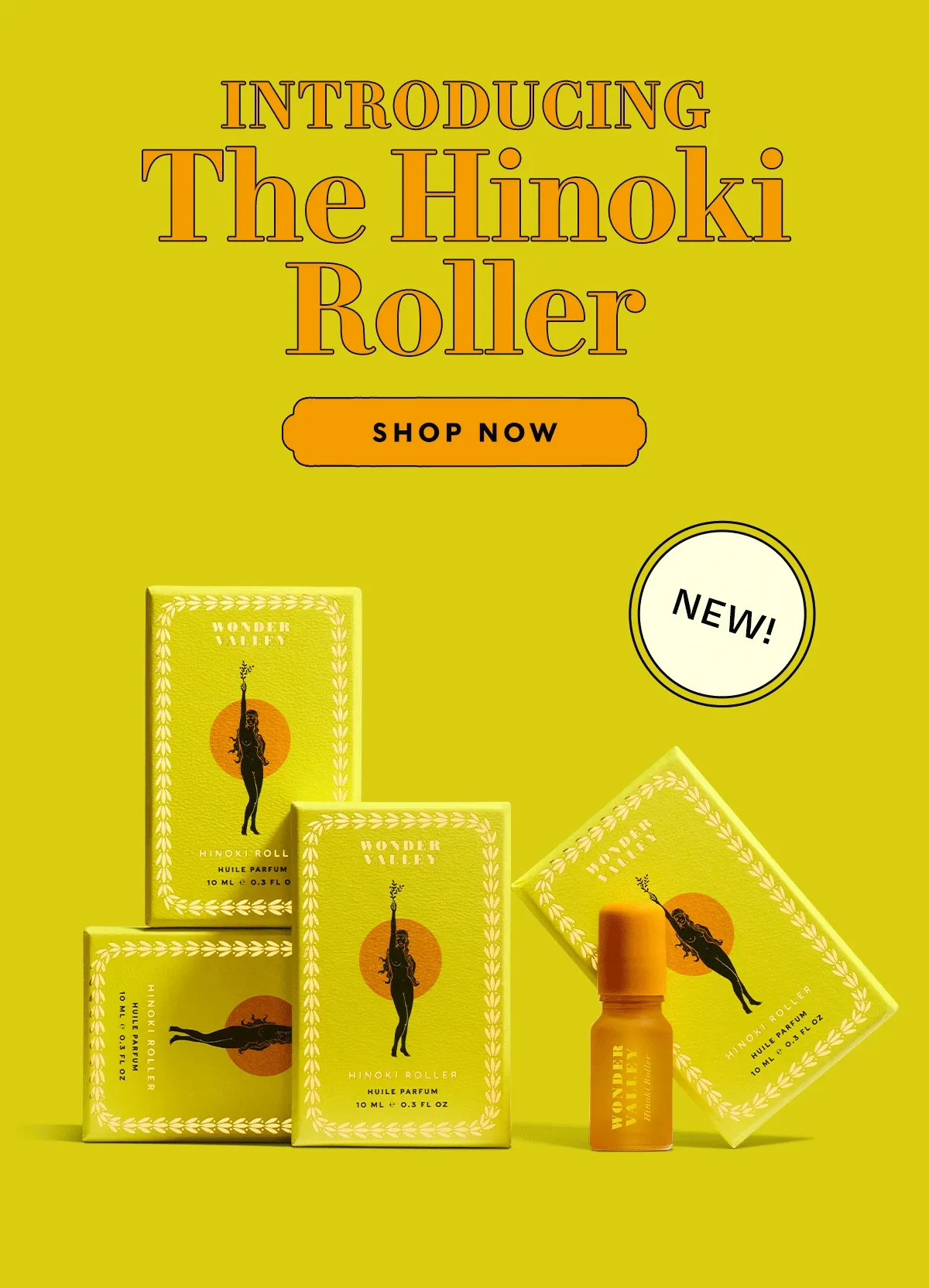 Introducing  The Hinoki Roller    SHOP NOW