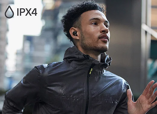 IPX4 water-resistance rating