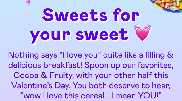 Sweets for your sweet