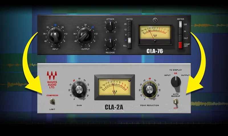 Why Waves CLA-2A and CLA-76 Compressors Sound Great Stacked Together in a Mix