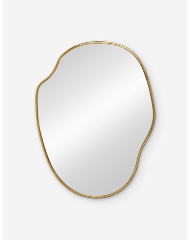Puddle Mirror by Sarah Sherman Samuel - Gold / Small
