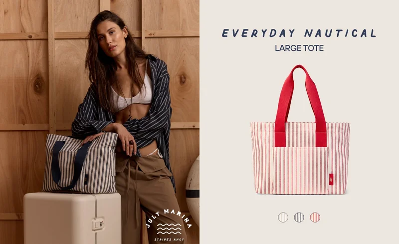 Everyday Nautical Large Tote
