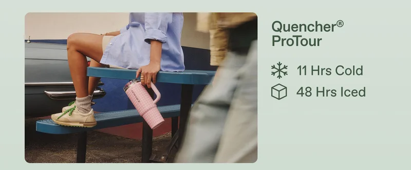 The Quencher® ProTour Flip Straw Tumbler